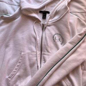 White cropped Hoodie